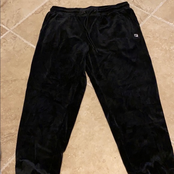 Fila Pants - Velvet Fila sweatpants